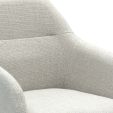 Kick swivel chair Ravi - White