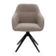 Kick swivel chair Ravi - Grey