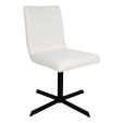 Kick swivel chair Sam Boucle - White