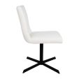 Kick swivel chair Sam Boucle - White