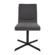 Kick swivel chair Sam Boucle - Dark Grey