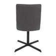 Kick swivel chair Sam Boucle - Dark Grey