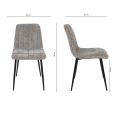 Kick dining chair Sem - Grey