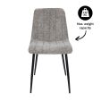 Kick dining chair Sem - Grey