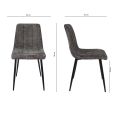 Kick dining chair Sem - Dark Grey