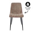 Kick dining chair Sem - Taupe