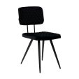 Kick dining chair Toby - Black