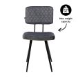 Kick dining chair Toby - Dark Grey