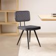 Kick dining chair Toby - Dark Grey