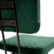 Kick dining chair Toby - Dark Green