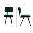 Kick dining chair Toby - Dark Green