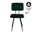 Kick dining chair Toby - Dark Green
