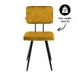 Kick dining chair Toby - Gold
