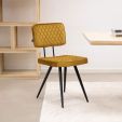 Kick dining chair Toby - Gold