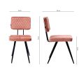 Kick dining chair Toby - Pink