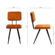 Kick dining chair Toby - Orange