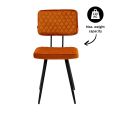 Kick dining chair Toby - Orange