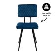 Kick dining chair Toby - Dark Blue