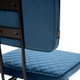 Kick dining chair Toby - Dark Blue