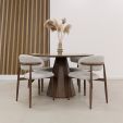 Kick dining chair Yuka - Taupe