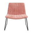 Kick armchair James - Pink