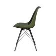 KICK LUUK Metal Bucket Chair - Dark Green