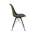 KICK LUUK Metal Bucket Chair - Dark Green