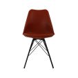 KICK LUUK Metal Bucket Chair - Red