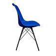 KICK LUUK Metal Bucket Chair - Dark Blue