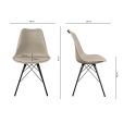KICK LUUK Metal Bucket Chair - Taupe