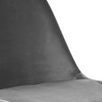 KICK Velvet Bucket Chair - Grey - Grey