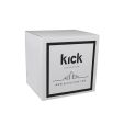 KICK Velvet Bucket Chair Grey - Gold Frame - Grey