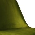 KICK Velvet Bucket Chair - Green - Green