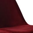 KICK Velvet Bucket Chair - Red - Red