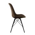 Kick Velvet Bucket Chair - Coffee - Coffee brown