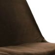 Kick Velvet Bucket Chair - Coffee - Coffee brown