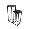KICK ERIN Plant Stand Low - Black - Black