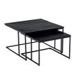 Kick coffee table set Muse - Black