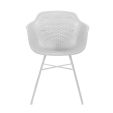 KICK INDY Garden Chair - White frame - White