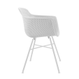 KICK INDY Garden Chair - White frame - White