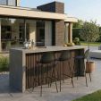 Kick Ciro Garden Bar Stool - Black