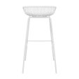 Kick Rio Garden Bar Stool - White