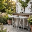 Kick Rio Garden Bar Stool - White