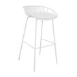 Kick Rio Garden Bar Stool - White