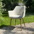 Kick garden chair Jada - Ivory