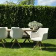 Kick garden chair Jolie - Ivory