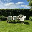 Kick garden chair Jolie - Ivory