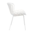 Set of 4 Kick Garden Chair Lot - White