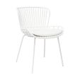 Set of 6 Kick Garden Chair Lot - White