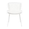 Set of 6 Kick Garden Chair Lot - White